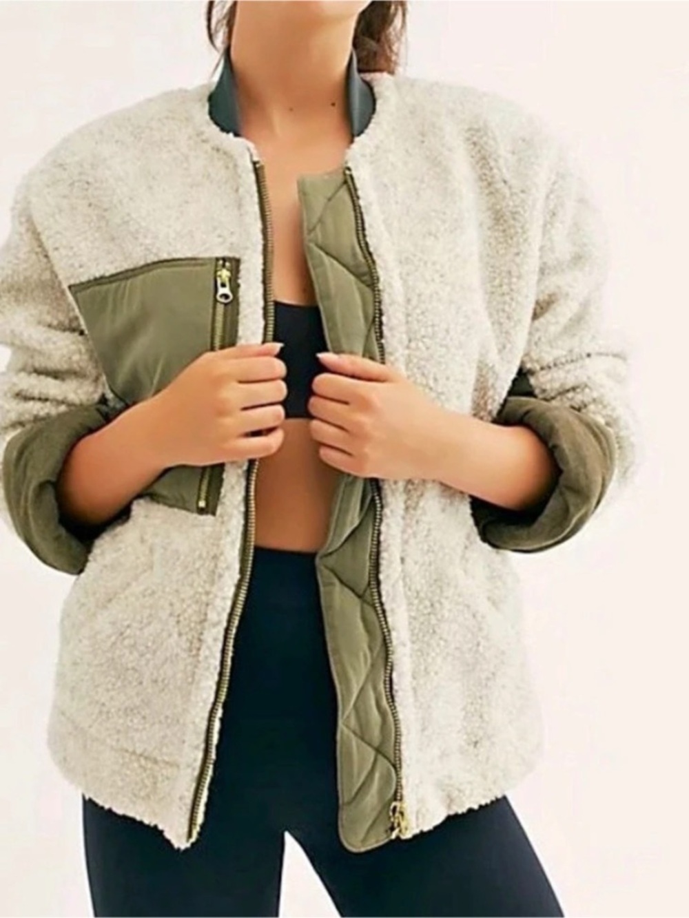 Free People Rivington Teddy Jacket- XS NWT